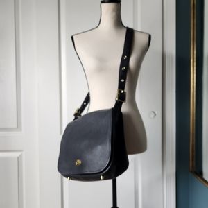 Vintage Coach Leather Purse Black